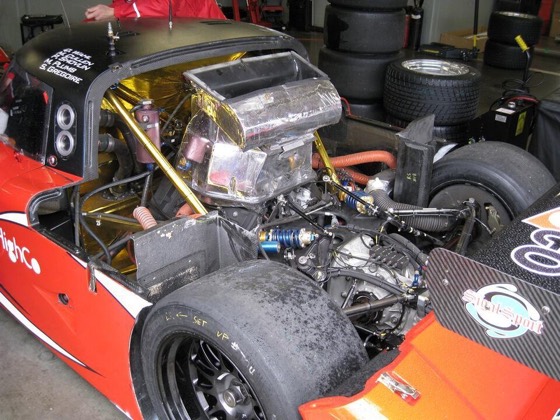 BMW Dinan E39 M5 S62 engine in 2008 team SigalSport Daytona Prototype.jpg